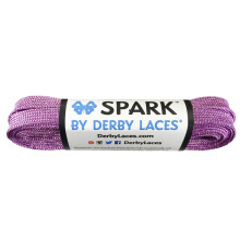 Cadarços Derby Lilás Roxo Spark para Calçados, Patins, Botas, Roller Derby e Hóquei (120 Polegadas / 305 cm)