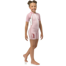 Cressi Kids Swimsuit  1.5mm Neoprene Suit Boys and Girls  Pink Short Sleeves  X-Large