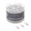 U Brands Push Pins Klar Plastic Head Thumbtacks St?l Point 200-Count 1