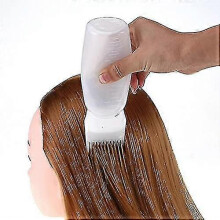 3pcs Root Comb Applicator Bottle Empty Hair Dye Bottle Dispensing Refillable Hair Coloring Dyeing Bottles Hairdressing Styling Tool