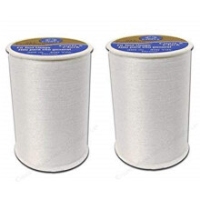 Coats & Clark Allzweckgarn, 400 Yards, Wei (eine Garnspule) (2er-Pack)