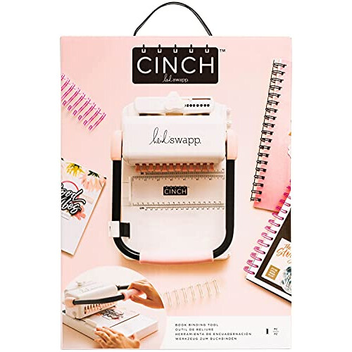 Heidi Swapp Cinch Book Binding Machine by We R Memory Keepers | Pink and White