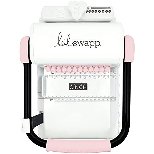 Heidi Swapp Cinch Book Binding Machine by We R Memory Keepers | Pink and White 1