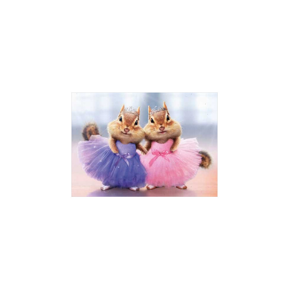 Chipmunk Ballerina Duo Avanti Lustige Dankeskarte-image