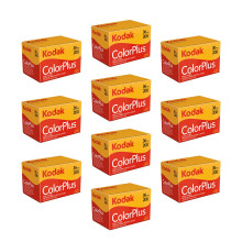 Kodak ColorPlus 200 ASA 36 Eksponering (10 ruller) pakke med 1
