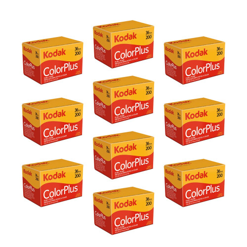 Kodak Kodak ColorPlus 200 ASA 36 εκθέσεις, (10 Ρολά) Συσκευασία 1