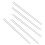 Gybest Bedste 100-Pack 6 '' Clear Plastic Bagage Tag Loops 1