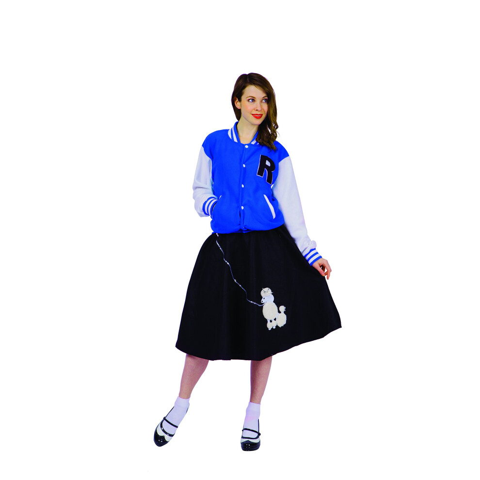 Rg Costumes Giacca Letterman Da Donna Blu Media