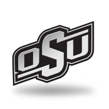 Rico Industries NCAA Oklahoma State Cowboys Chrome Finished Auto Emblem 3D Sticker