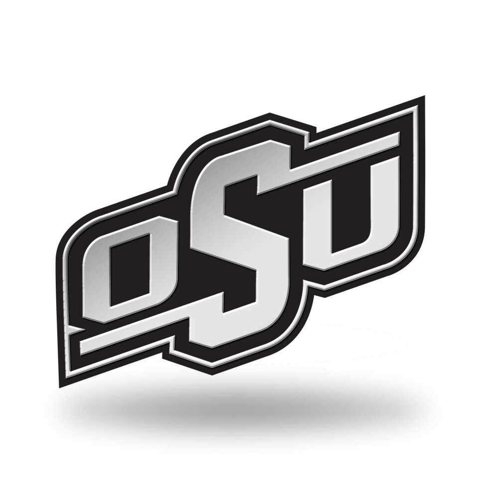 Ncaa Oklahoma State Cowboys Chrome Finished Auto Emblem 3D Sticker 094746802783
