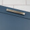 Nickel L Shaped Handle Rear Fix 160mm Silver Cabinet Pull Squared 4