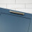Nickel L Shaped Handle Rear Fix 160mm Silver Cabinet Pull Squared 10