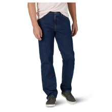 Wrangler Authentics Heren Big & Tall Classic 5-Pocket Regular Fit Katoenen Jean Donkere Spoeling 44B x 32L