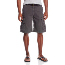 Wrangler Authentics Premium Cargo Short voor heren, antraciet, twill, maat 42