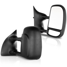 ECCPP Abschleppspiegel Ersatz passend fur 1999-2007 fur Ford fur F250 fur F350 fur F450 fur F550 Super Duty Abschleppspiegel Schwarze manuell ein