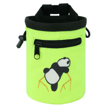 AMc Kletter-Kreidetasche im Panda-Design mit verstellbarem G rtel, fluoreszierend
