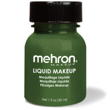 Tekut    farba na tv   r a telo Mehron Makeup 30 ml ZELEN