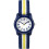 Timex Timex TIME Machines 29mm Blå/Gul Randig Elastisk Barnklocka 1
