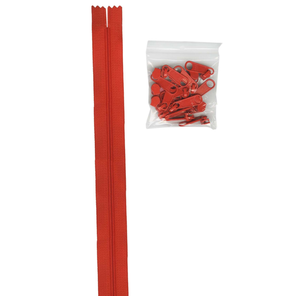 Annie Patterns By Yard Zipper Tangerine