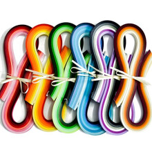 JUYA Mehrfarbiges Quilling-Streifen-Set, 720 Streifen, 36 Farben, 54 cm L nge/Streifenpapierbreite 5 mm