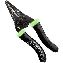 Rack-A-Tiers Crocs Jr. - Croc's Junior draadstrippers met naaldneus AWG #8 - #22 maten Heavy Duty Ergonomische handgrepen Boutensnijders glow in the