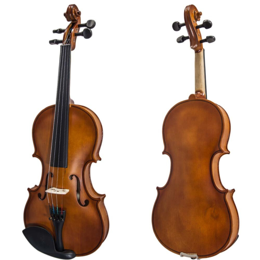 SKYPaititi 12 Size SKYVN102 Student Violin with High Quality Lightweight case  Brazilwood Bow  Shoulder Rest  String  Rosin and Mute