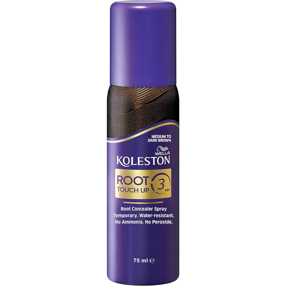 Brown/Dark Wella Koleston Root Touch Up Spray (Medium )To ( )|Instant Root Coverage For Hair