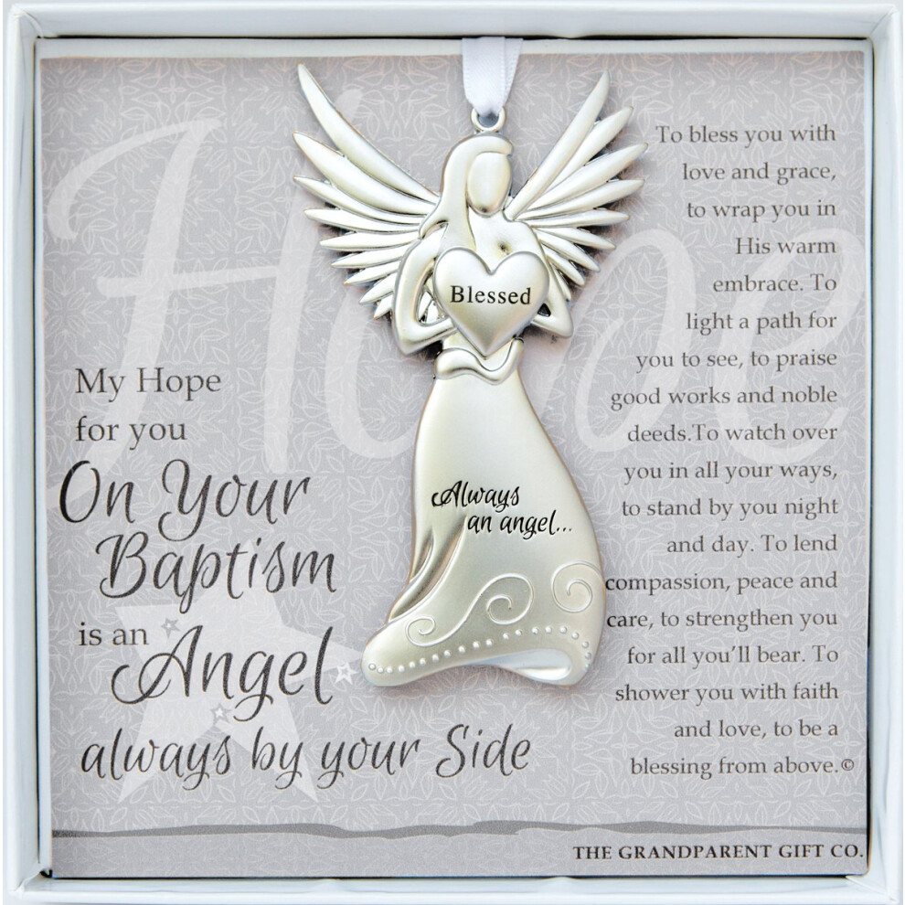 Always An Angel On Your Baptism Keepsake Gift / Ornament For Infant Or Child On Baptism Or Christening/Baptism Gift For Girl Or Boy The Grandparent Gift
