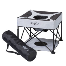 Kidco Gopod port til altura ajust vel Baby Viagem Atividade de viagem Sente -se com lanche de brinquedos de tapete de piso lanche e bebida e bols