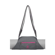 Gaiam Yoga Mat Draagtas voor onderweg, Storm/Roze