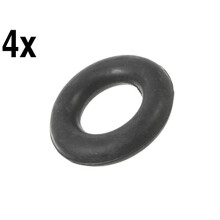 Para Mercedes (modelos selectos 59-95) Soporte de escape Donut (juego de 4)