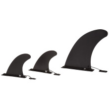 Retrospec vervangingsvinnen voor opblaasbaar stand-up paddleboard (set van 3) zwart
