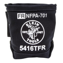 Klein Tools 5416TFR Werkzeugtasche, flammhemmende Canvas-Tasche zur Bolzenaufbewahrung mit doppelt verst rktem Boden und Tunnelverbindung, 12,7 x