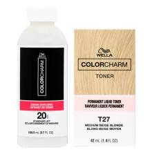 (Wella T27 + Wella Developer Vol 20) Wella T18 / T14 / T11 / T27 / T28 / 050 / Developer Vol 20