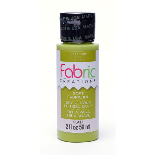 Fabric creations Fabric Ink in Assorted colors 2-Ounce  Lime