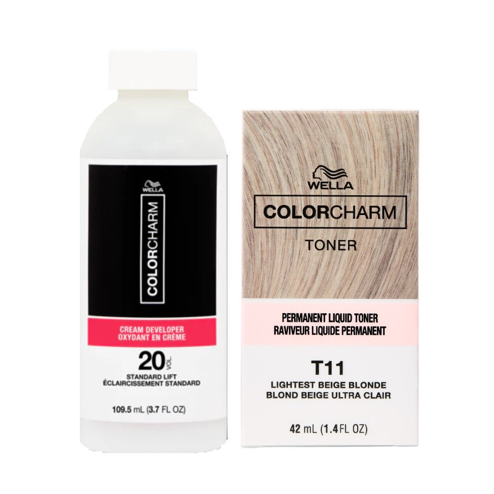 (Wella T11 + Wella Developer Vol 20) Wella T18 / T14 / T11 / T27 / T28 / 050 / Developer Vol 20