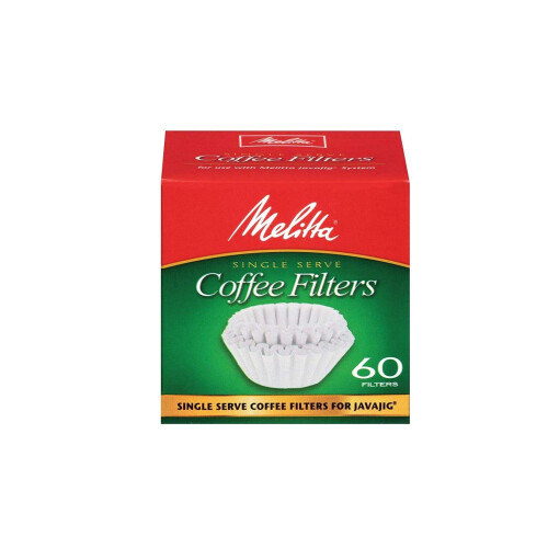 Melitta Melitta Java Jig, Χάρτινα Φίλτρα Καφέ Μοναδικής Μερίδας - 2 Πακέτα 2