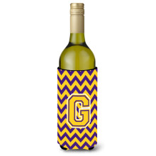Psmeno G Chevron Purple and Gold Lhev na vno Npojov izoltor Hugger CJ1041-GLITERK