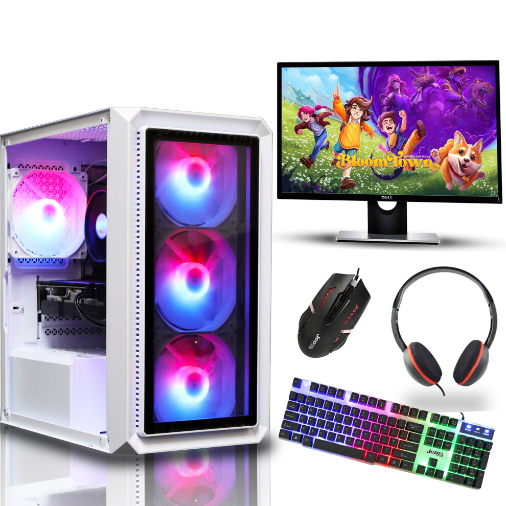 Intel i7 Gaming PC Bundle 16GB RAM 1TB SSD 2GB GT 730 Windows 10 Wi-Fi