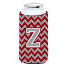 Litera Z Chevron Crimson ?i Grey Tall Boy Baut Izolator Hugger CJ1043-ZTBC