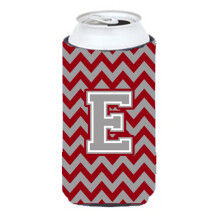 Scrisoare E Chevron Crimson ?i Grey Tall Boy Baut Izolator Hugger CJ1043-ETBC