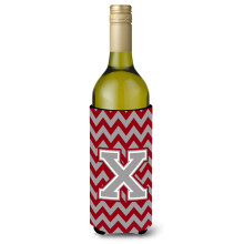 Letter X Chevron karmnov a ed lhev na vno Npojov izoltor Hugger CJ1043-XLITERK