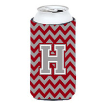 Litera H Chevron Crimson ?i Grey Tall Boy Baut Izolator Hugger CJ1043-HTBC