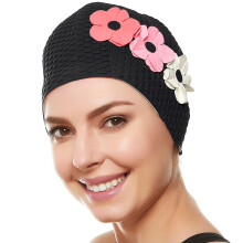 Beemo Latex badmuts voor dames Badmuts voor lang haar of kort haar Bad- en badmutsen om het haar tegen beschadiging te beschermen Gebruik als grote d