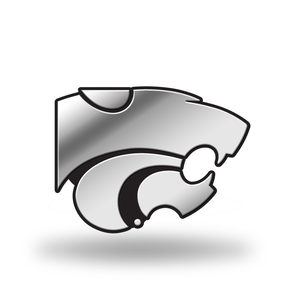 Rico Industries Ncaa Kansas State Wildcats Chrome Finished Auto Emblem 3D Sticker 094746802622