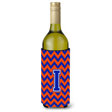 Letter I Chevron oranov a modr lhev na vno Npojov izoltor Hugger CJ1044-ILITERK