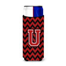 Litera U Chevron Black and Red Ultra Bauturi izolatoare pentru cutii sub?iri CJ1047-UMUK