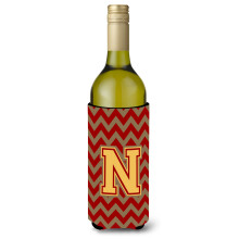 Litera n Chevron Garnet ?i Gold Bottle Botting Beaverage Izsolator Hugger CJ1048-Nliterk