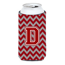 Litera D Chevron Maroon ?i White Tall Boy Baut Izolator Hugger CJ1049-DTBC