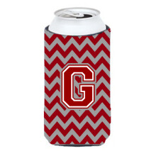 Litera G Chevron Maroon ?i White Tall Boy Baut Izolator Hugger CJ1049-GTBC